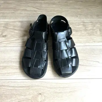ANTICHI ROMANI 가죽 샌들 소가죽 구르카 샌들