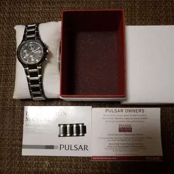 PULSAR 아날로그 스테인리스 손목시계