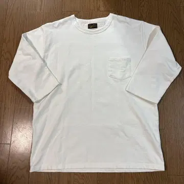 Japan Blue Jeans 화이트 긴팔 티셔츠 XXL