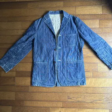 BLANGRAYISH 데님 테일러드 자켓 L