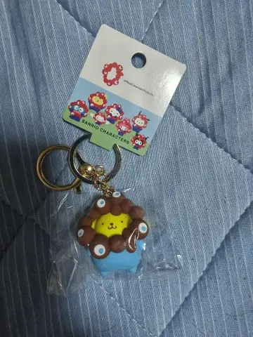 오사카 간사이 만박 산리오 나리키리 마스코트 키링 폼폼푸딩 미사용품