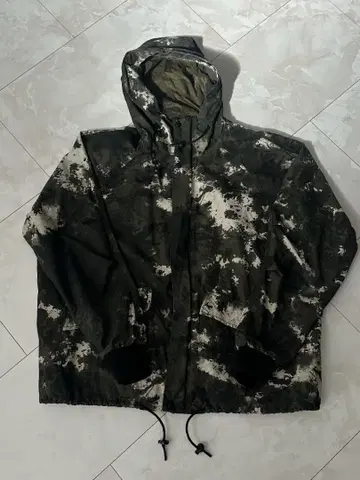 자라 ZARA 카모 패턴 후드 부착 마운틴 파카 XL