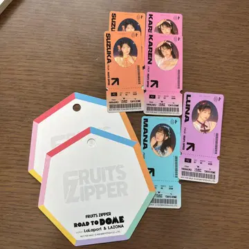 FRUITS ZIPPER 스티커 세트