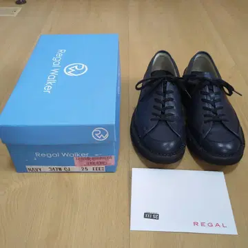 미사용 Regal Walker 가죽 스니커즈 레이스업 347WCJ