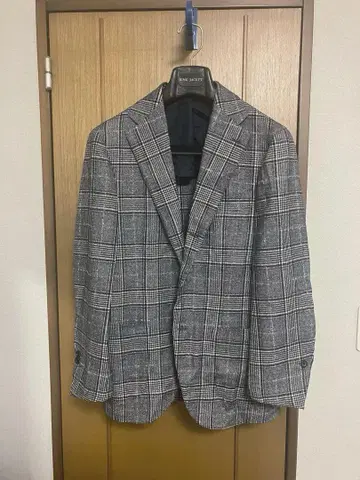 Brilla per il gusto 그레이 계열 체크 테일러드 자켓