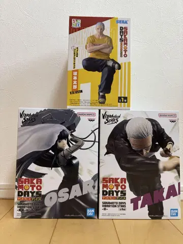 SAKAMOTO DAYS 피규어 3개 세트