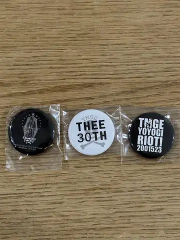 미셸 캔뱃지 세트 THEE 30TH & Yoyogi Riot