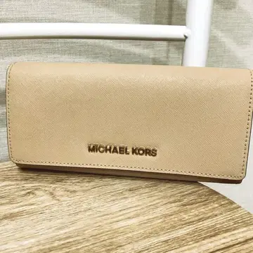 MICHAEL KORS 베이지 장지갑