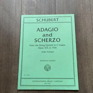 SCHBERT/ADAGIO and SCHERZO Op.163 D.956