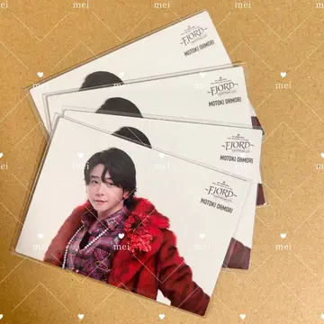 FJORD 포토 카드 오오모리 모토키 026 4장 세트