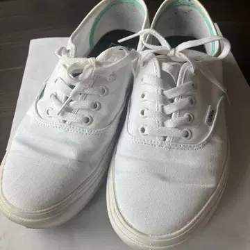 VANS ComfyCush 화이트 스니커즈