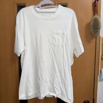 sacai 코튼 포켓 부착 T셔츠 화이트 T 사이즈 3 SCM-034