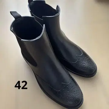 사이드 고어 레인부츠 42