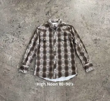High Noon 80~90s PRINT FLANNELS SHIRTS