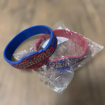 GREEN APPLE 러버 밴드 2개 세트