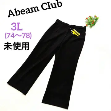[미사용 새상품] Abeam Club 스트레이트 팬츠 블랙 슬랙스 3L