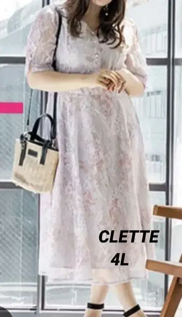 쿠레트 레이스 원피스 3L