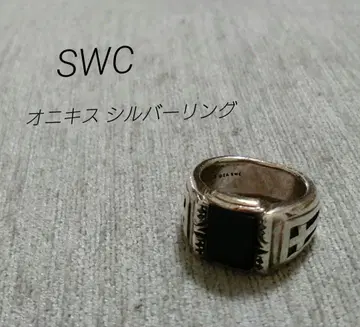 SWC 오닉스 실버 반지