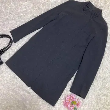 컨디션 최상 언타이틀 스프링 코트 다크 그레이 일본제 지퍼 2 M