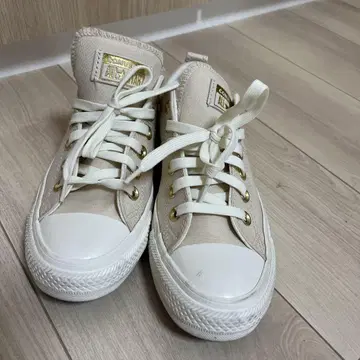 CONVERSE ALL STAR 베이지 스니커즈 24cm
