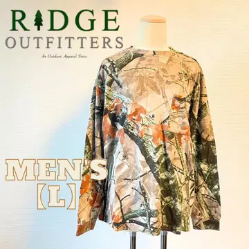RIDGE OUTFITTERS 카모플라주 긴팔 L