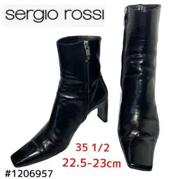 sergio rossi 숏부츠 스퀘어토 35 1/2