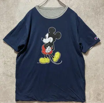 Champion x Disney 미키 리버서블 T셔츠 챔피온