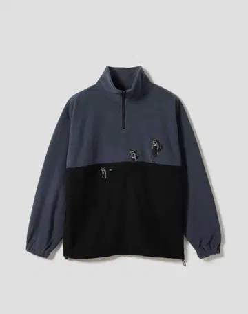 graniph 그라니프 하프 지퍼 뷰티풀 섀도우