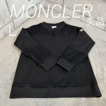 [ 새상품급 ] MONCLER 여성용 블랙 맨투맨 트레이닝복 보아 L