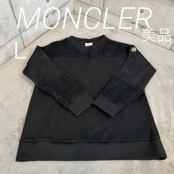 새상품급 MONCLER 여성용 블랙 맨투맨 트레이닝복 보아 L
