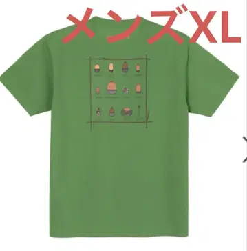 mont-bell 반팔 셔츠 WIC.T 동동이 그린 남성용 XL