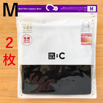 2장 울트라 웜 히트텍 캐시미어 블렌드 터틀넥 T 블랙 M 유니클로C