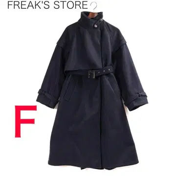 E6048-35 프릭스스토어 울 라이크 맥시 길이 트렌치코트