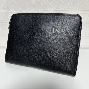 컨디션 최상 슈트 셀렉트 클러치백 문서 케이스 블랙 가죽