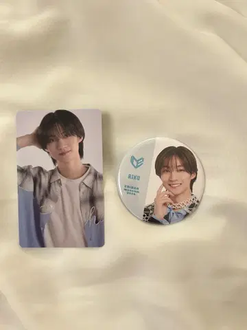 ICEx 시가 리쿠 캔뱃지 트레이딩 카드 EBiDAN museum