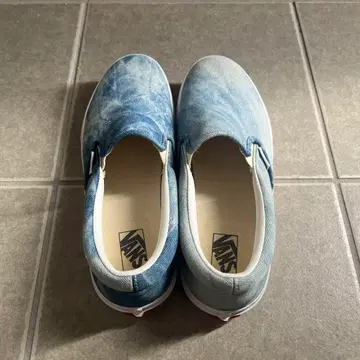 VANS 데님 블루 슬립온 박스 없음