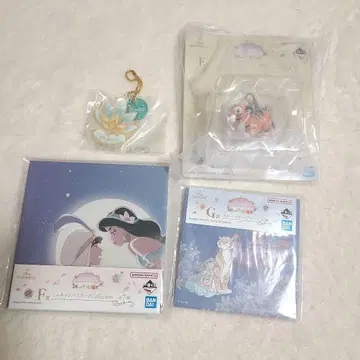 제일복권 재스민 세트 미니 피규어 참, 미니 캔버스 보드 외
