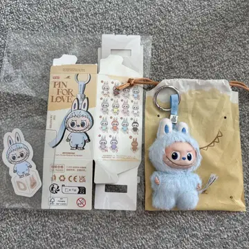 Labubu 봉제 인형 키링 D