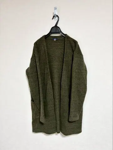 m742 ITEMS URBAN RESEARCH 올리브 그린 가디건