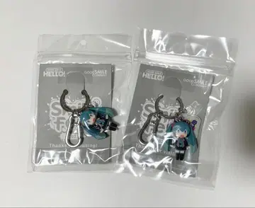 하츠네 미쿠 스마일 페스티벌 2025 키링 2개 세트
