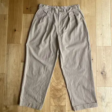 BEAMS PLUS 2 Pleats Trousers Twill 치노 팬츠