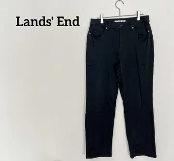 Lands' End 블랙 캐주얼 팬츠 치노 팬츠 스테디셀러 여성용