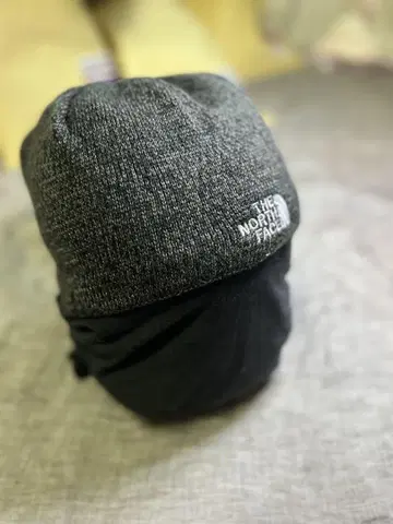THE NORTH FACE 니트 모자 그레이/블랙