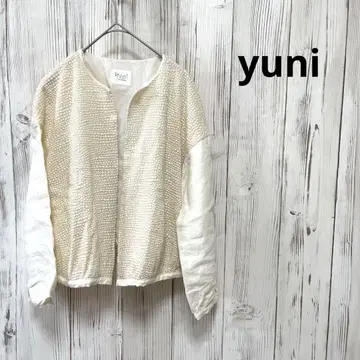 j031 [ yuni ] 블루종 긴팔 프론트 오픈 겉옷 가디건