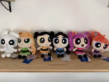 NEWJEANS 파워퍼프걸스 봉제 인형 6체 세트 파워퍼프