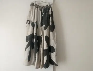 봉납기 에도 시대 와이드 팬츠 빈티지 원단 리메이크