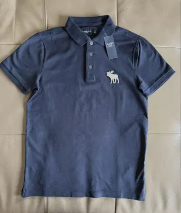 Abercrombie & Fitch 네이비 피케 셔츠 S 아바클로1