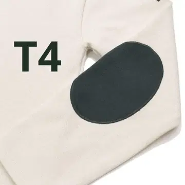 T4 M 세인트 제임스 웨쌍 엘보 패치 아이보리 내추럴
