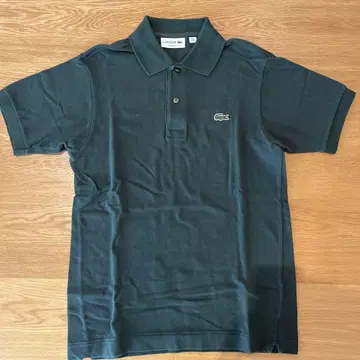 LACOSTE 다크 그린 피케 셔츠