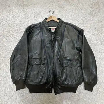 80s 프랑스제 마리떼 프랑소와 저버 가죽 자켓